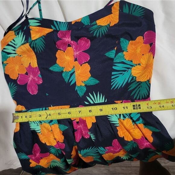 Gap hibiscus floral sleeveless dress sz 2 - Picture 6 of 9